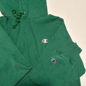Champion Reverse Weeve Forest Green Pullover